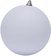 DECOLED Plastová koule, prům. 20 cm, bílá, matná - Christmas Ornaments
