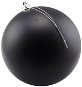 DECOLED Plastová koule, prům. 20 cm, černá, matná - Vánoční ozdoby