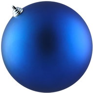 DECOLED Christmas decorations - plastic ball, blue matt, diameter 20 cm - Christmas Ornaments