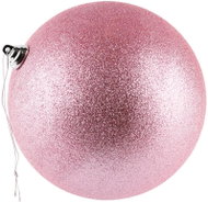 DECOLED Christmas decorations - plastic ball, soft pink/glitter, diameter 20 cm - Christmas Ornaments