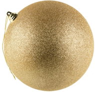 DECOLED Plastová koule, prům. 20 cm, šampaň, glitter - Christmas Ornaments