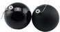 Christmas Ornaments DECOLED Christmas decorations - plastic balls, black matt/gloss, diameter 8 cm, 24 pcs - Vánoční ozdoby