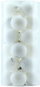 Christmas Ornaments DECOLED Christmas decorations - plastic balls, white matt/gloss, diameter 6 cm, 24 pcs - Vánoční ozdoby