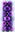 Ball, purple matt/gloss, diameter 6 cm, 24 cm