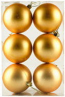 DECOLED Christmas decorations - plastic balls, champagne, diameter 8 cm, 6 pcs - Christmas Ornaments