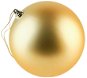 DECOLED Plastová koule, prům. 20 cm, šampaň, matná - Vánoční ozdoby