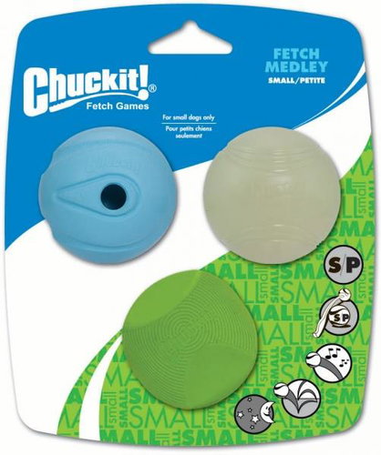 Chuckit! Balls Medley Small set 5 cm - Dog Toy - Main image