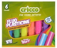 CRICCO Fluo 90 g, 6 colours - Modelling Clay