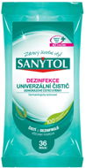 Wet Wipes SANYTOL wipes with fragrance of eucalyptus 36 pieces - Čisticí ubrousky