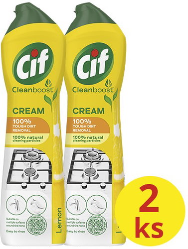 CIF Lemon liquid sand 2×500 ml - Liquid Sand - Main image