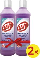 SAVO Chlorine-free Lavender 2×1l - Floor Cleaner