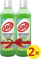SAVO Chlorine-free Eucalyptus 2 × 1 l - Cleaner