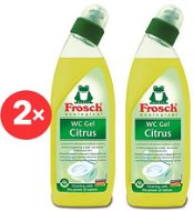 FROSCH EKO WC gél citrus 2× 750 ml - Ekologický čistiaci prostriedok