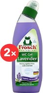 FROSCH WC Gel Lavender 2 × 750ml - Eco-Friendly Toilet Gel