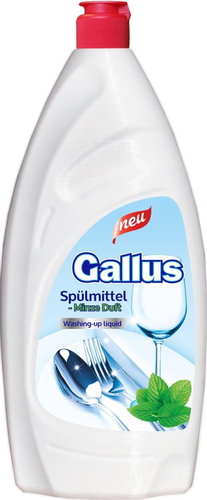 GALLUS Dishwashing Liquid - Mint 900ml - Dish Soap - Main image