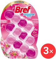 Bref Brilliant Gel Spring Rain 3× 42 g - WC illatosító