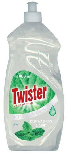 TWISTER Dishwashing liquid Mint 1000 ml - Dish Soap - Main image