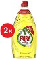 FAIRY Handspülmittel Zitrone Promotion Pack 2× 800 ml - Prostriedok na riad