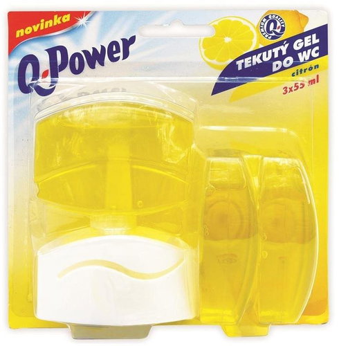 Q-POWER Citron 3×55ml - Toilet Block - Main image