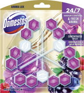 DOMESTOS Aroma Lux Hibiscus Oil & Wild Berries 3× 55 g - WC golyó