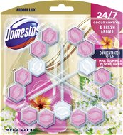 DOMESTOS Aroma Lux Pink Jasmine & Elderflower 3×55g - Toilet Cleaner
