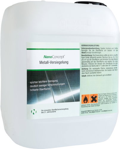 NanoConcept protection for metals, chrome and stainless steel 5 l - Nano Cosmetics - Main image