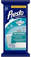 Tisztítókendő PRESTO Fürdőszoba tisztító kendő 55 db - Čisticí ubrousky