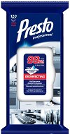 PRESTO universal antibacterial and disinfectant wet wipes 120 pcs - Wet Wipes