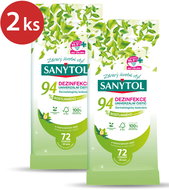 SANYTOL disinfection 94% vegetable wipes 2×36 pcs - Cleaning Wipes