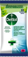Wet Wipes DETTOL Antibacterial wipes for surfaces 80 pcs - Čisticí ubrousky