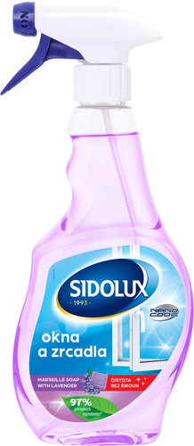 SIDOLUX Window Nano Code Marseill Soap with Lavender 500 ml - Window Cleaner - Main image