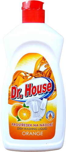 DR. HOUSE na mytí nádobí Orange 500 ml - Dish Soap - Main image