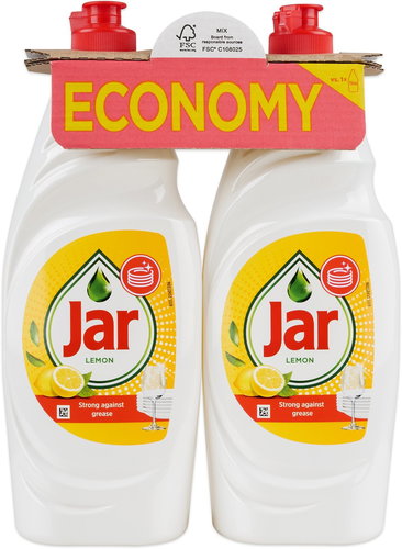 JAR Lemon 2× 750 ml - Dish Soap - Main image