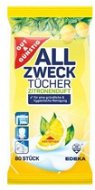 GUT UND GÜNSTIG Feuchte Allzwecktücher Lemon 80 db - Tisztítókendő