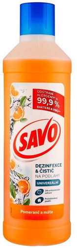 SAVO, dezinfekcia a čistič na podlahy, pomaranč 1 l - Dezinfekcia - Hlavný obrázok