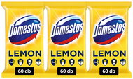 DOMESTOS Triopack Lemon 60 darab - Tisztítókendő