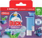DUCK Fresh Discs duonáplň WC Virtual Violet  2 × 36 ml  - WC gel