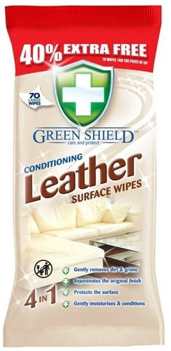 GREEN SHIELD Leather, 70 darab - Tisztítókendő - Fő fotó
