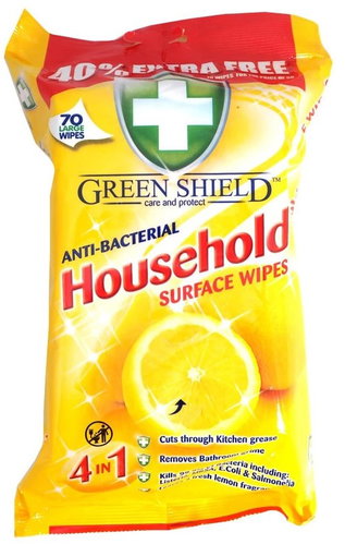 GREEN SHIELD Household 70 db - Tisztítókendő - Fő fotó