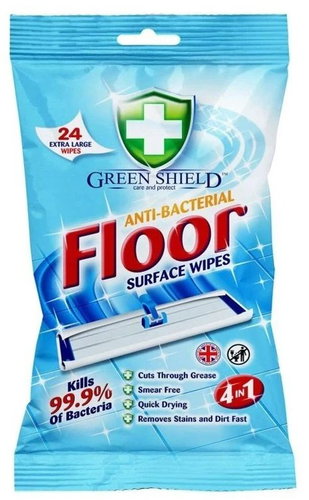 GREEN SHIELD Antibacterial Floor Surface 24 db - Tisztítókendő - Fő fotó