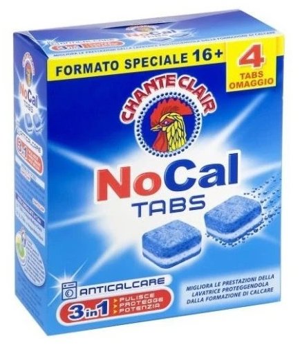 CHANTE CLAIR NoCal Tabs, 16 + 4 darab - Mosógéptisztító - Fő fotó