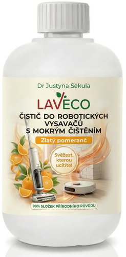 LAVECO Golden Orange Robotic Vacuum Cleaner Detergent 500ml - Floor Cleaner - Main image