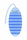 Ocean Breeze scented hanging air freshener