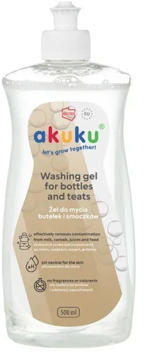 AKUKU bottle and teat cleaning gel, 500 ml - Dish Soap - Main image