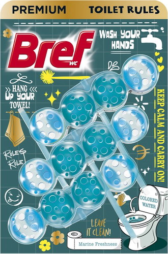 BREF Ocean Marine Freshness 3×50g - Toilet Block - Main image