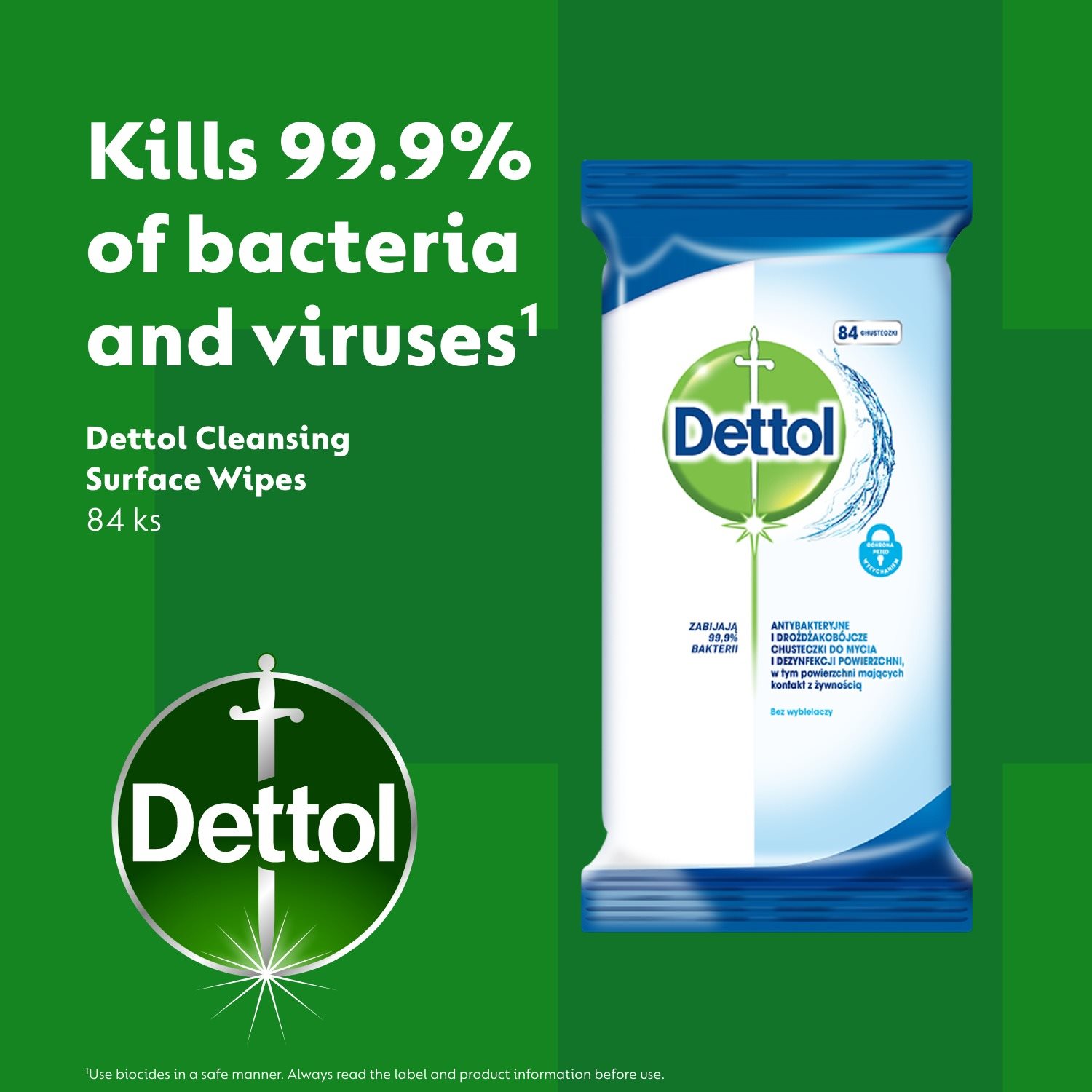 Dettol 2024 antibacterial wipes