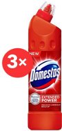 DOMESTOS Extended Red 3 x 750ml - WC gel