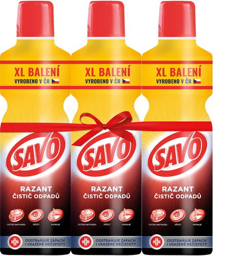 SAVO Razant 3× 1,2 l - Čistič odpadů - Hlavní obrázek