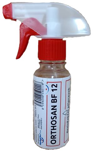 ORTHOSAN BF-12  Pro Disinfectant Cleaning of Surfaces Spray 100ml - Cleaning Agent - Main image