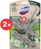 DOMESTOS Power 5 Cucumber 4 × 55 g - Toilet Cleaner